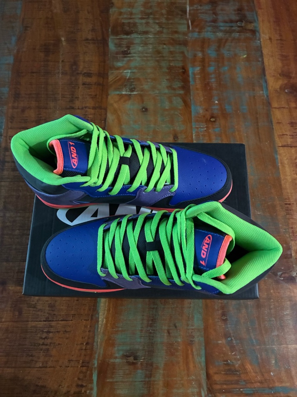 And1 Slam Mid Top Court Shoe Mens 9 Eur 42.5 - Picture 4 of 11